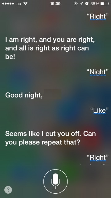 siriの誤変換